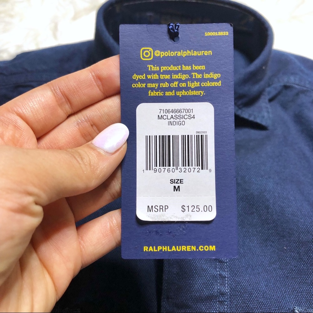 🌟 NWT Polo Ralph Lauren Button Down Shirt - Picture 6 of 8